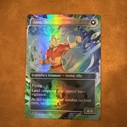 Aang, at the Crossroads (Borderless) Avatar: The Last Airbender Foil - Image 2