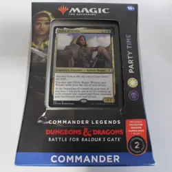 MTG COMMANDER LEGENDS: BATTLE FOR BALDUR'S GATE PARTY TIME SEALED D & D - Image 1