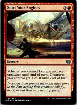 Magic the Gathering Start Your Engines Kaladesh Foil MTG Free Shipping! - Image 1