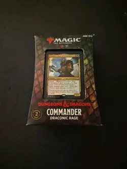MTG - Draconic Rage Commander Deck AFR/AFC - New In Box - Image 1