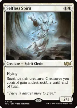 Selfless Spirit - TDC 0129 NM - MTG Magic - Image 1