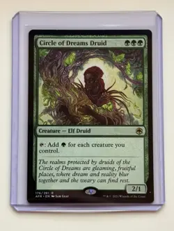 Circle Of Dreams Druid NON-FOIL Adventures in The Forgotten Realms #176 NM - MTG - Image 1