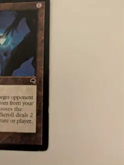 Magic the Gathering Cursed Scroll Tempest Lightly Played MTG - Image 2