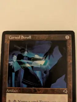 Magic the Gathering Cursed Scroll Tempest Lightly Played MTG - Image 4