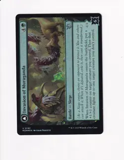2023 MTG MAGIC THE GATHERING MARCH OF THE MACHINE FOIL INVASION OF MURAGANDA - Image 1