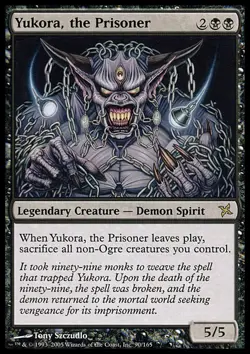 Magic the Gathering MTG Yukora, the Prisoner (90) Betrayers of Kamigawa LP - Image 1