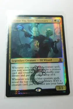 MTG Momir Vig Simic Visionary x1-Foil -From the Vault: Lore-Lightly Played - Image 1