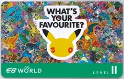 30th Anniversary Pokemon Day EB World Membership Card Level 2 EB Games Exclusive - Image 1
