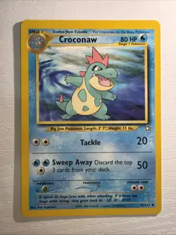 Croconaw 32/111 Neo Genesis Uncommon Vintage Pokemon Card TCG English NM Pokemon - Image 1