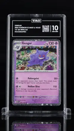 2023 POKEMON MEW EN-151 094 COSMOS HOLO GENGAR TAG 10 KOMIYA LOW POP - Image 1