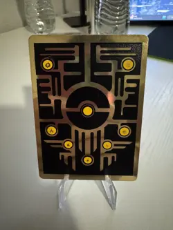 Pokemon Black & Gold Metal High Quality Fan Art Ancient Mewtwo Collectable Gift - Image 2