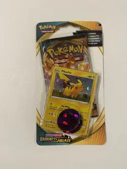 Pokemon Sword & Shield Darkness Ablaze blister pack Pikachu New, Sealed - Image 1
