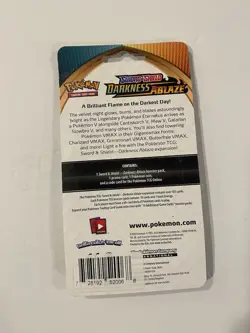 Pokemon Sword & Shield Darkness Ablaze blister pack Pikachu New, Sealed - Image 2
