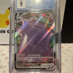 2021 POKEMON SHINING FATES HOLO #051 DITTO VMAX CGC 9 - Image 2
