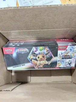 Pokemon Prismatic Evolutions Sams Club Surprise Box and Booster Bundle - Image 1