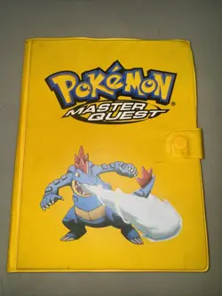 ✨VINTAGE✨ POKEMON MASTER QUEST BINDER 2002 YELLOW - Image 1