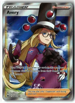 Avery ⭐ 187/198 Holo Rare Ultra Chilling Reign 2021 Pokemon NM - Image 1