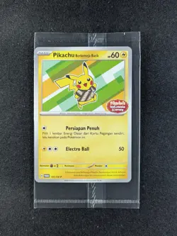 2024 Pokemon PIKACHU IN A BATIK SHIRT #101/SV-P Scarlet & Violet Promos IND - Image 1