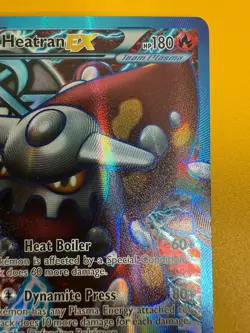 Pokemon Plasma Freeze Heatran EX (Team Plasma) Full Art 109/116 LP/NM SEE PHOTOS - Image 4