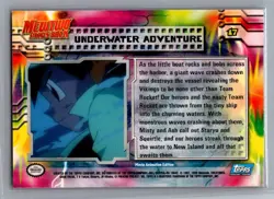 1999 POKEMON THE MOVIE MEWTWO STRIKES BACK UNDERWATER ADVENTURE #17 - Image 2