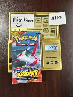 VERY HEAVY! BIG HITUUU22.36g Surging Sparks Pokemon TCG Booster (SEALED) - Image 1