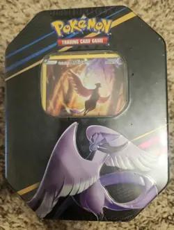 TCG Pokemon Game Galarian Articuno Crown Zenith Tin Pokemon SEALED - Image 1