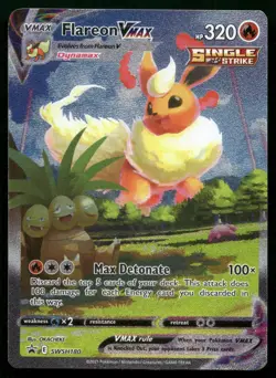 Flareon VMAX SWSH180 Evolving Skies Special Collection Alternate Art POKEMON - Image 1