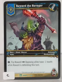 Keward the Ravager - Fields of Honor - 2/208 - Wow TCG - Uncommon - C - Image 2