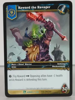 Keward the Ravager - Fields of Honor - 2/208 - Wow TCG - Uncommon - C - Image 3
