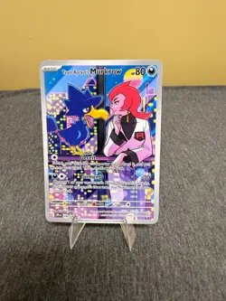 Pokemon TCG Card Team Rocket's Murkrow 200/182 Destined Rivals Illustration - NM - Image 1