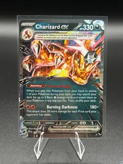 Charizard ex 196 Sv: Scarlet & Violet Promo Cards Holo Pokemon NM/M - Image 1