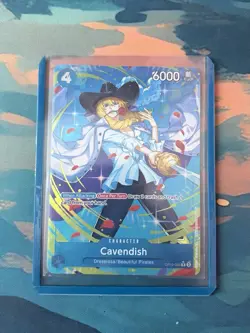 One Piece Cavendish OP10-045 Royal Blood Foil Rare Alternate Art Character Card - Image 1
