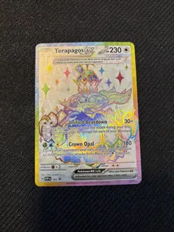 Pokemon TCG Terapagos EX 165 Black Star Promo Card NM Condition - Image 1