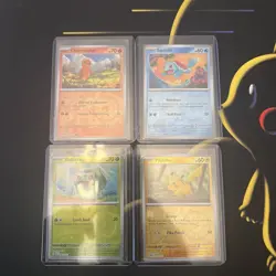 English Pokemon 151 Costco Tin Box Promo Cards - Reverse Cosmos Holo - Set of 4 - Image 2