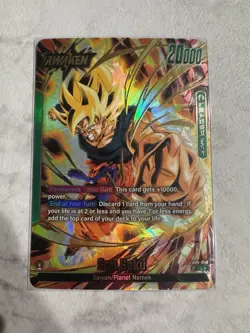 Son Goku FB05-049 Leader Alternate Art New Adventure Dragon Ball Super TCG Card - Image 1