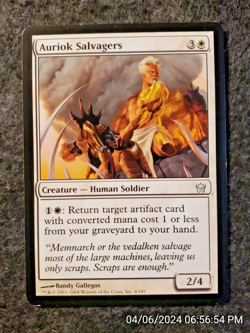 Auriok Salvagers-Magic the Gathering -MTG- NM CARD (DS3D1F1) - Image 1