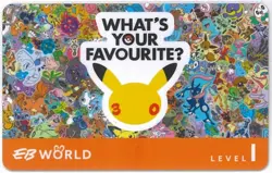 30th Anniversary Pokemon Day EB World Membership Card Level 1 EB Games Exclusive - Image 1