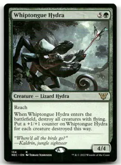 Whiptongue Hydra #134 (NM) Kamigawa Neon Dynasty NEC Magic MTG - Image 1