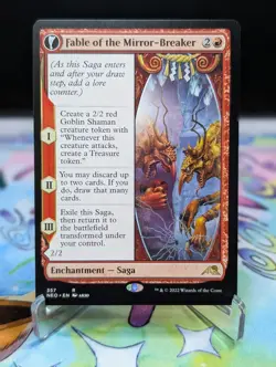 MTG Kamigawa: Neon Dynasty- Fable of the Mirror-Breaker 357 Showcase Regular - Image 1