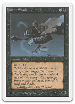Frozen Shade (LP) Unlimited Edition 2ED Magic MTG - Image 1