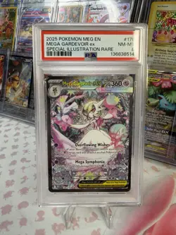 POKEMON MEGA GARDEVOIR EX SIR 178/132 Me01 MEGA EVOLUTION PSA 8 - Image 1