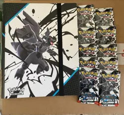 Pokemon Black Bolt Binder Collection - Brand New - Sealed 10 Packs - Image 1