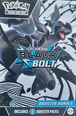 Pokemon TCG Black Bolt Booster Bundle 6 Packs New Factory Sealed - Image 1