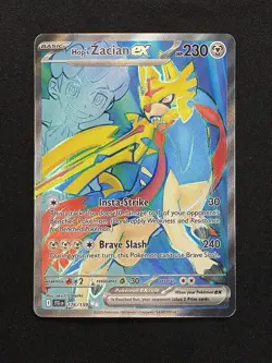 Pokemon TCG - Hop's Zacian ex 176/159 Ultra Rare - Journey Together - English - Image 1