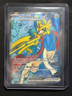 Pokemon TCG - Hop's Zacian ex 176/159 Ultra Rare - Journey Together - English - Image 3
