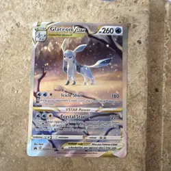 Pokemon Glaceon VSTAR Crown Zenith Galarian Gallery Ultra Rare Holo GG40 - Image 1