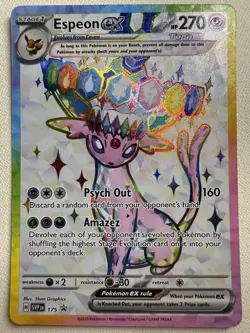 Espeon EX SVP 175 Promo NM RAW Pokemon TCG Scarlet & Violet - Image 1