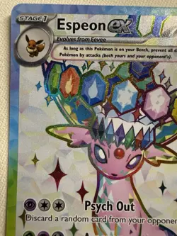 Espeon EX SVP 175 Promo NM RAW Pokemon TCG Scarlet & Violet - Image 3