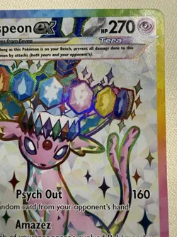 Espeon EX SVP 175 Promo NM RAW Pokemon TCG Scarlet & Violet - Image 4