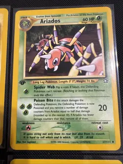 4 Pokemon Cards - 1st Edition Bundle - Neo, Fossil - Vintage - Image 4
